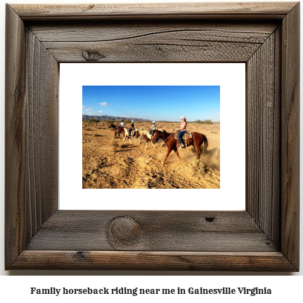 family horseback riding near me in Gainesville, Virginia